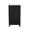 Flash Furniture Haven 36 Inch Bathroom Vanity w/Sink, Storage Cabinet w/Soft Close Doors and Bottom Drawer, Black FS-BN-4-36-KD-BK-GG - alternate 10